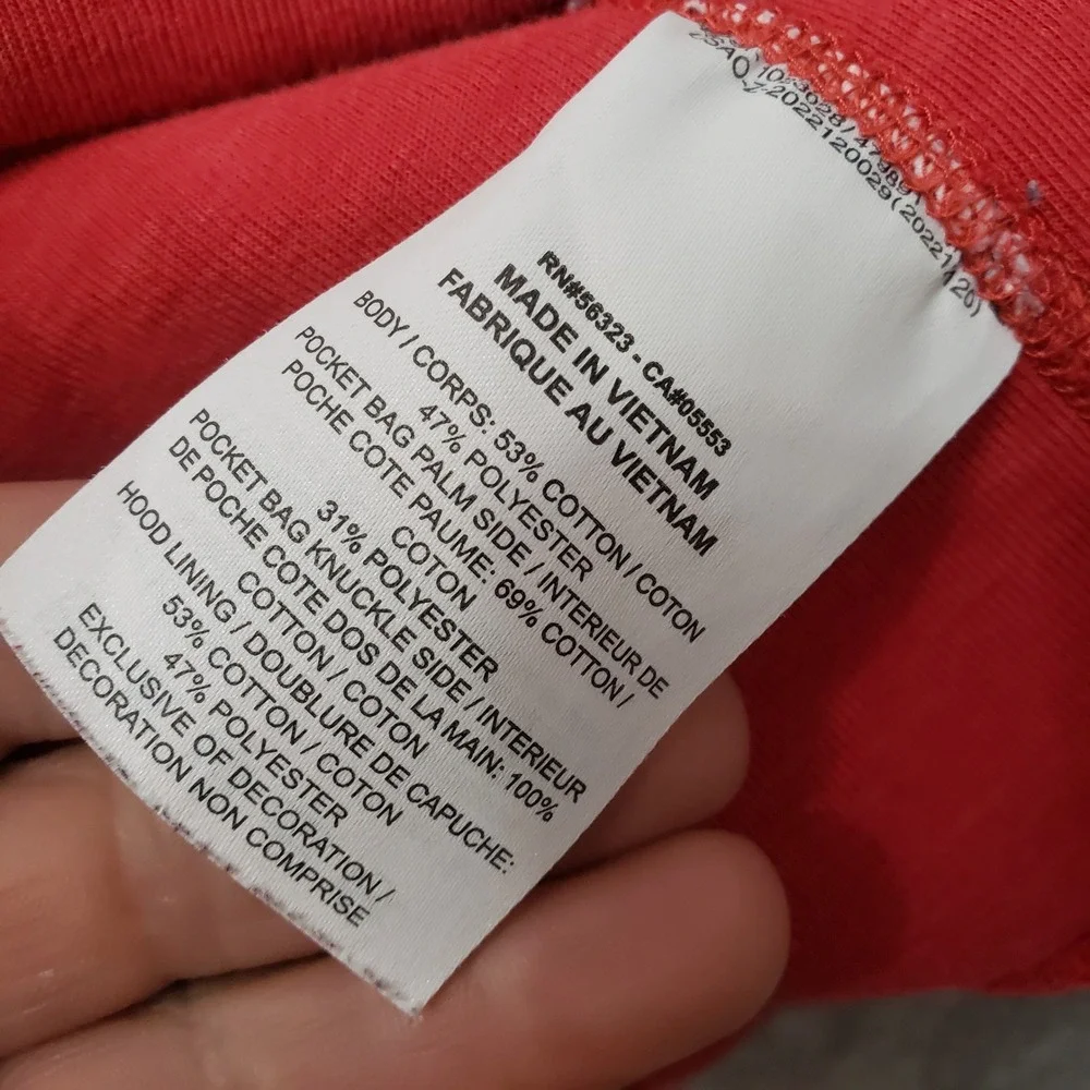 Nike Hoodie Women Large Red Tech Fleece Pullover Athletic Athleisure Gym Fitness